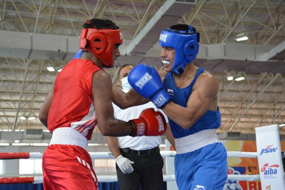 The Weekend Leader - Sachin stuns World Championships medallist Gaurav Bidhuri at Men's National Boxing